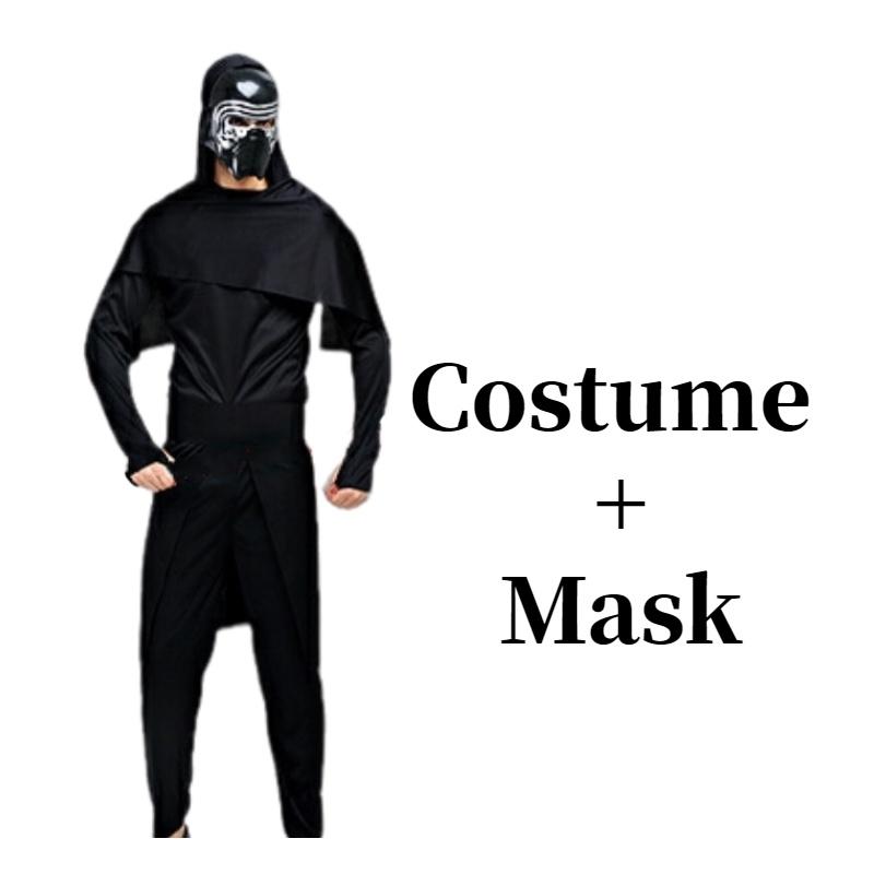 Halloween Star Wars Sith Jedi Anime Costume For Adults Polyester Fabric Fantasy Theme