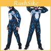 Costume Outfit per Bambini Ragazzi Venom Simbionte Spider-man con Lavorazione Raffinata e Maschera Rimovibile