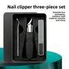 3-In-1 Stainless Steel Nail Scissors with File Pedicure Tool Nail Clippers Nail Trimmers