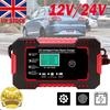12v 24v Smart Automatic Car Battery Charger Fast Charge For Agm/gel Batteries