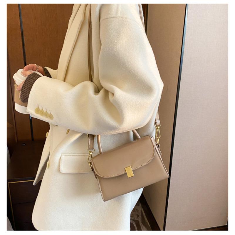 Simple Fashion Square Crossbody Bag for Women Thin Strap Shoulder Handbag