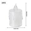 Flameless Candles Crystal LED Tealight Candle 24X Flashing Battery-Powered LED Small Candles Suitable For Weddings Dining Tables