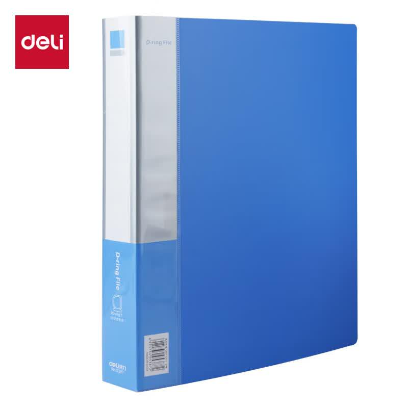 Deli 5387 A4 Metal Ring Office Folder