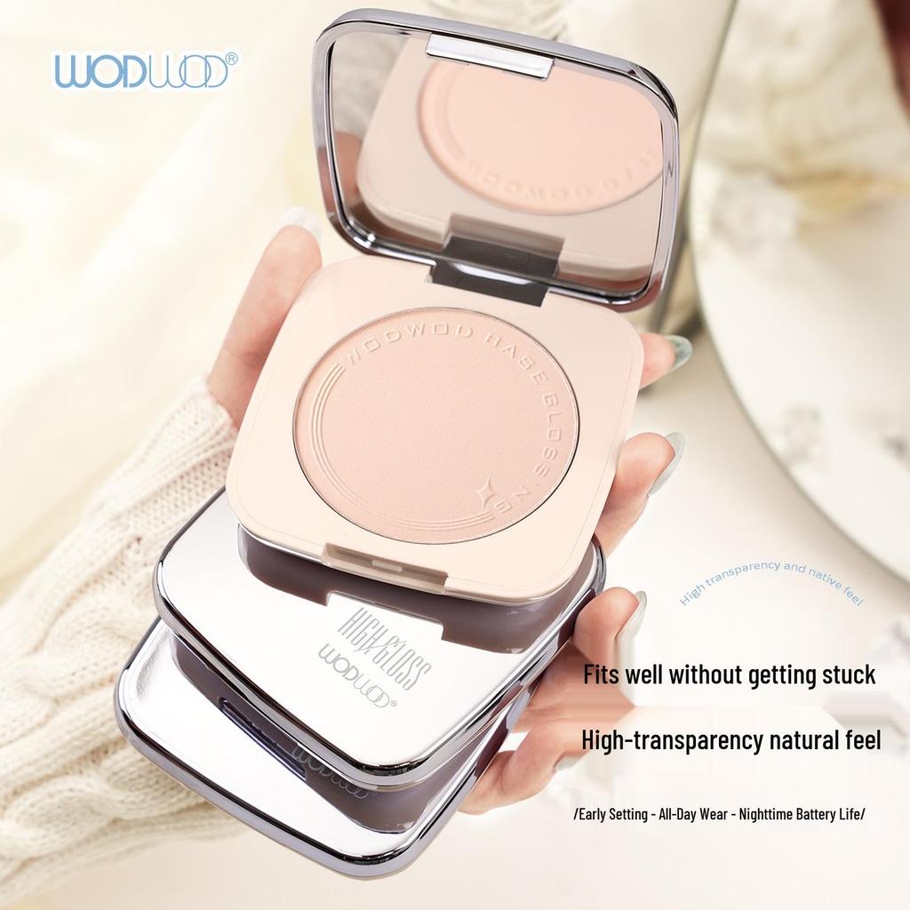WODWOD Translucent Soft Focus Highlight Pressed Powder: Oil Control, Waterproof & Sweatproof, No Caking Concealer & Setting Foundation.