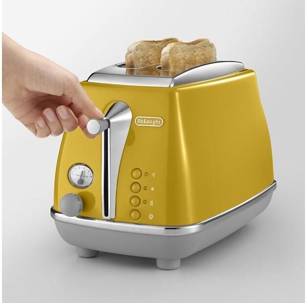 Toaster De'Longhi Icona Capitals CTOC 2103.Y galben