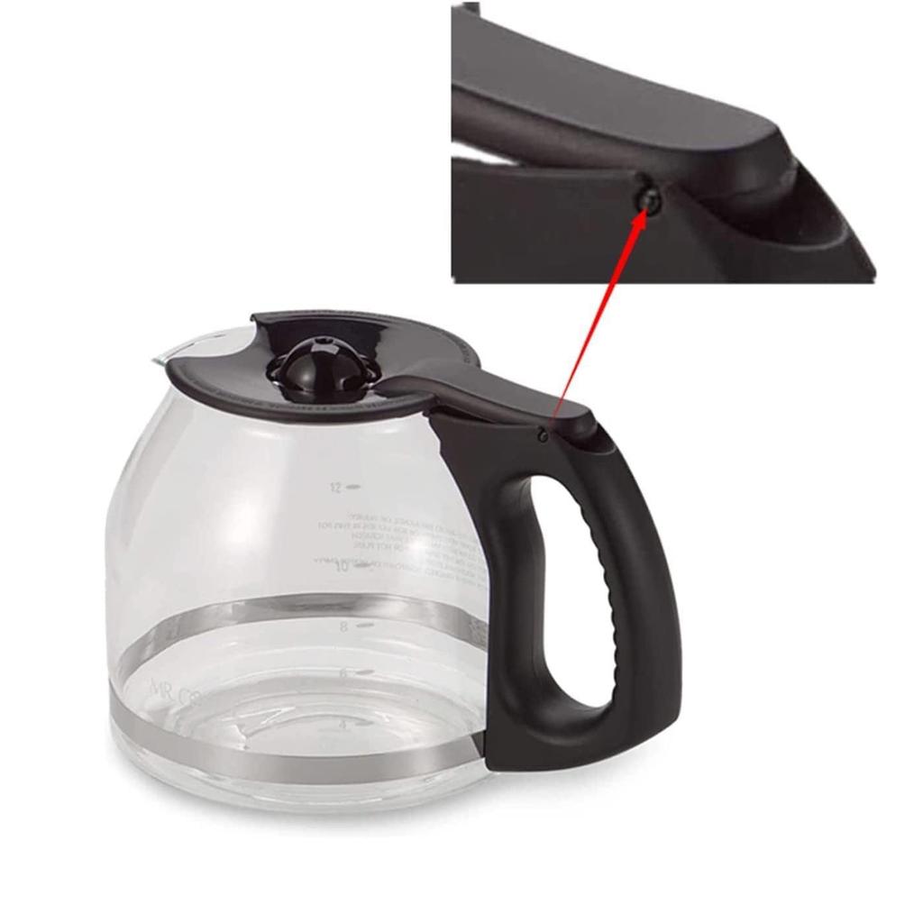 Coffee Pot Lid Replacement Coffee Pot Cover Coffee Kettle Top Replacement Accessories Plastic Texture for Coffee Pots