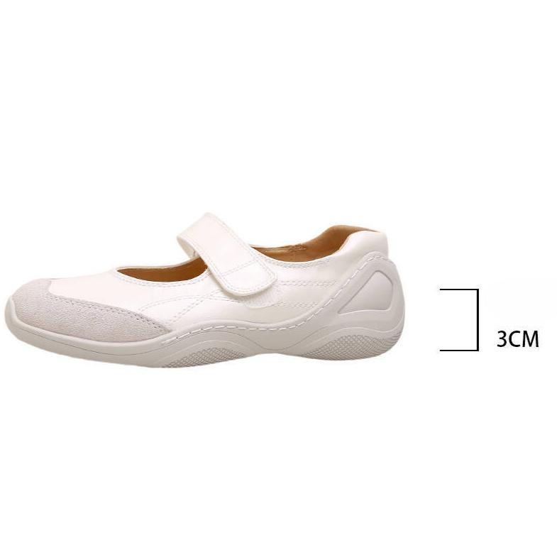 

Туфли Мэри Джейн на скрытой платформе Новая женская обувь на липучке Туфли-лодочки Одинарные туфли Балетки 38