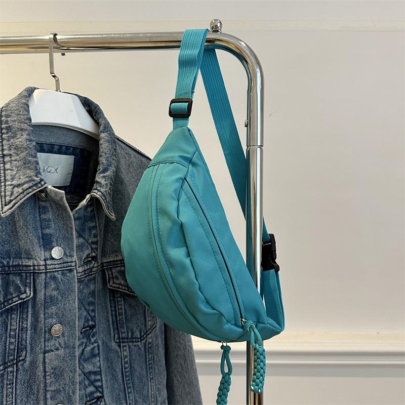 Crossbody Breast Bag Casual Bag Women's Summer New Casual Simple Shoulder Bag Sports Niche Fanny Pack