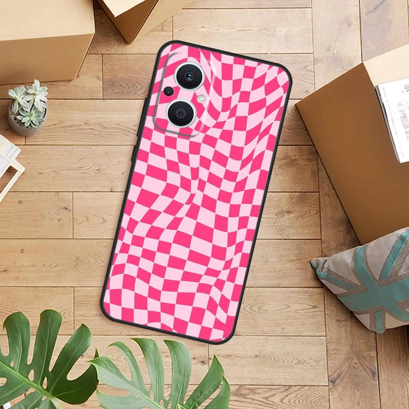 Crazy Checkered Phone Case For OPPO Reno 14 12 11 13 F 10 Pro 8T 7 8 Lite OPPO Find X8 X6 X5 X9 Pro Cover