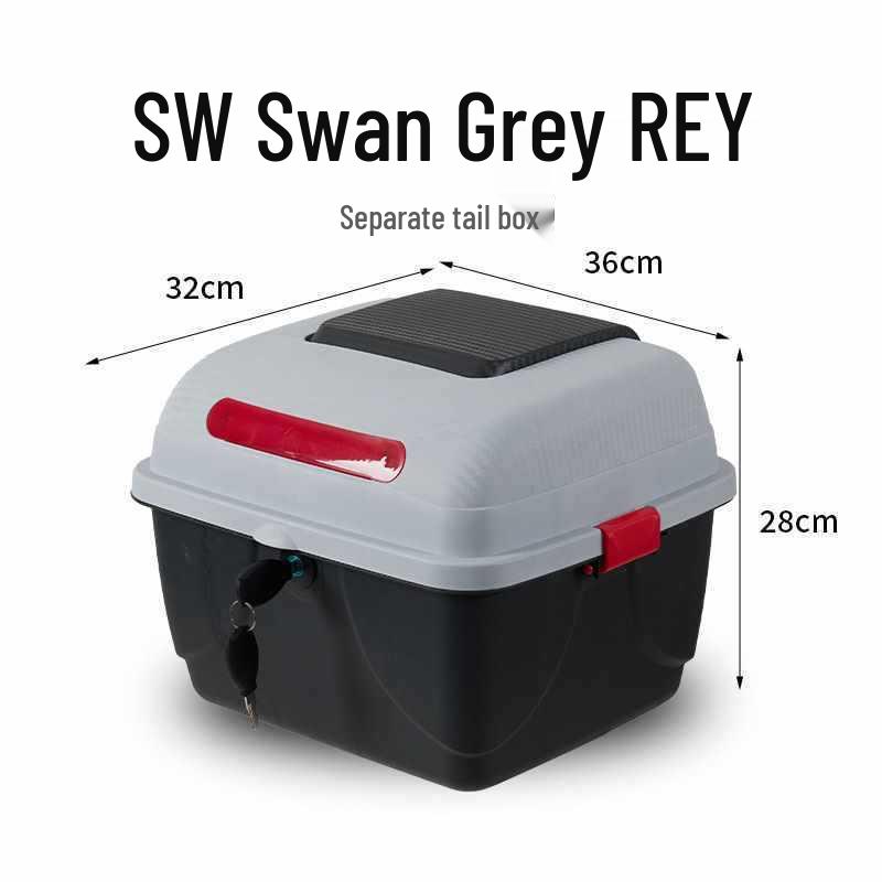 Universal Backrest Tail Box for Electric Vehicle Trunks - Compatible with Yadea, Aima, Tailing, Luyuan E-Bikes