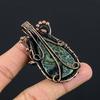 Star Galaxy Jasper Pendant, 999 Copper Wire Wrapped Gemstone Jewelry, Handmade Pendant, For Thanksgiving