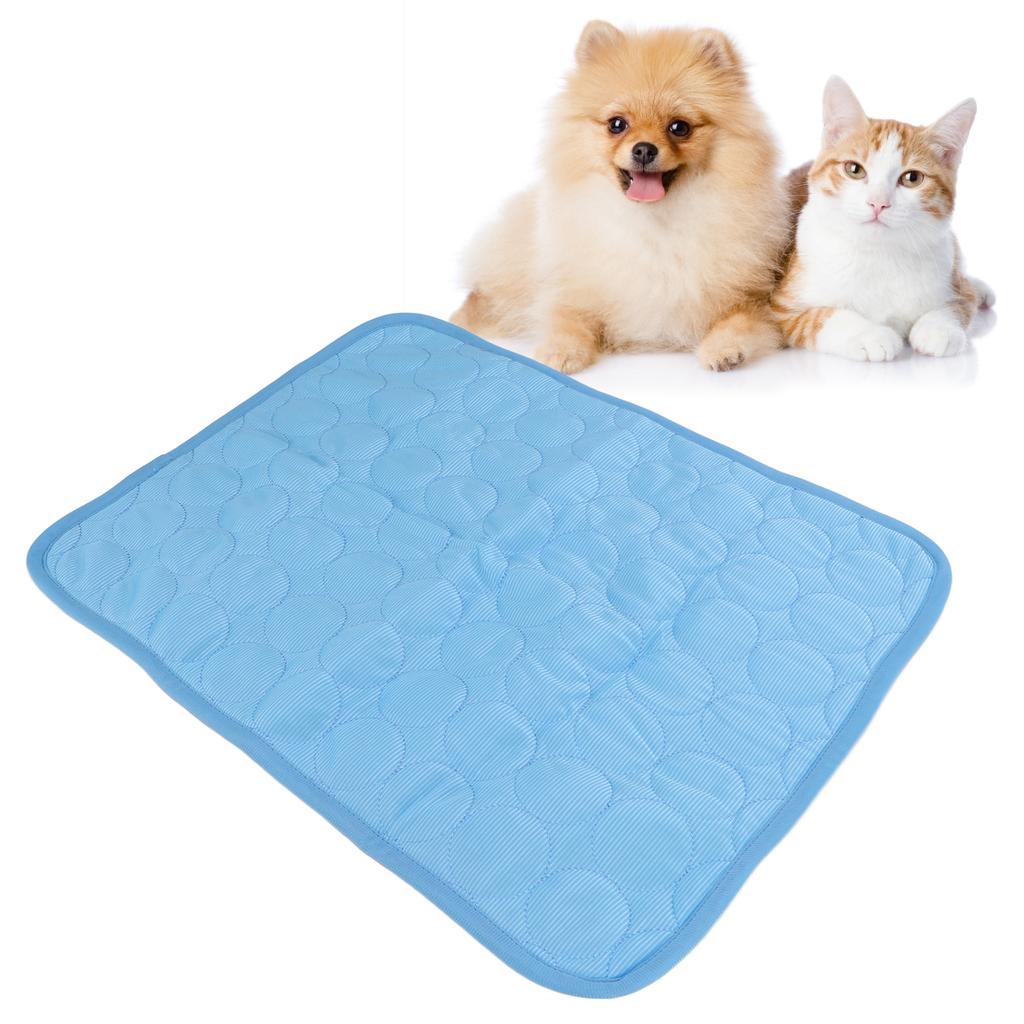 Dog Cooling Mat Breathable Washable Reusable Portable Ice Silk Kennel Mat for Home and Travel