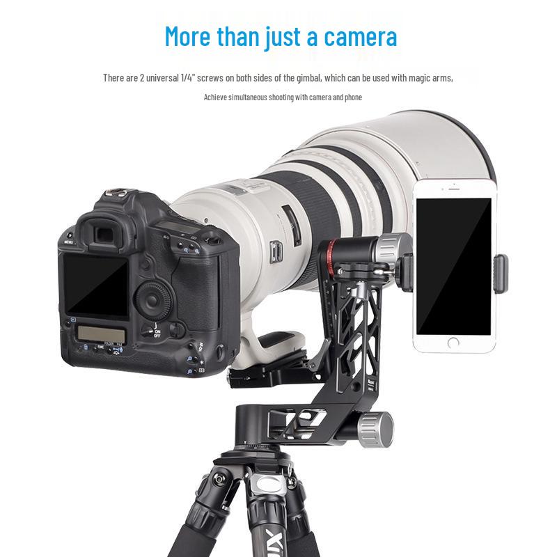 Ultra-Light Telephoto Gimbal Mount Camera Lens for XGH3 DSLR Bird Photography