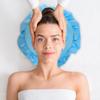 Comfortable Face Pillow Hole Design PP Cotton Massage Cushion Breathable Facial Support U-Shaped Neck Cushion Beauty Salon