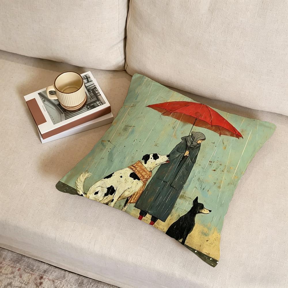 S-Sam Toft Art Cushion Cover Fabric Soft Furnishing,Pillowcase, Cushion Cover, Sofa Pillow, Home Decoration