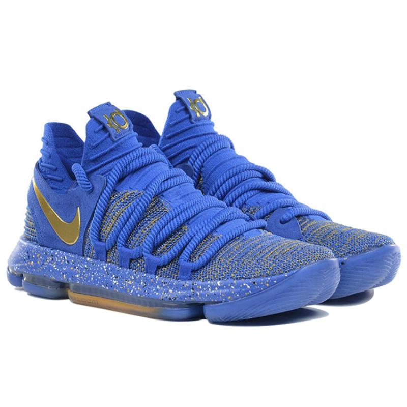 Nike Zoom Kd 10 Ep 'Racer Blue Metallic Gold' Sneakers casual 897816-401