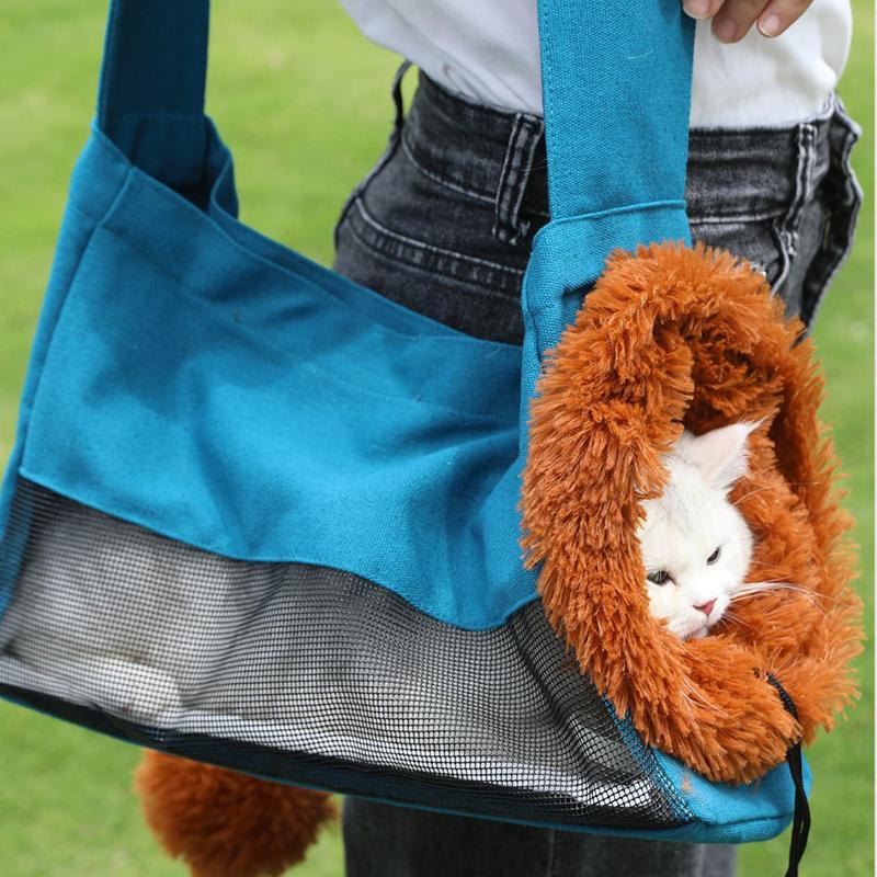Pet Carriers Lion Design Portable Breathable Bag Cat Dog Carrier Bags Outgoing Travel Pets Handbag Pet Shoulder Carrying Bags
