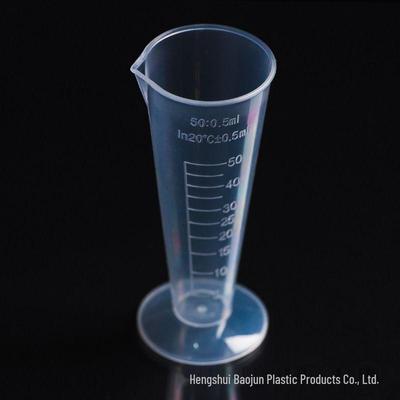 100ml PP Measuring Cup & 50ml Erlenmeyer Flask with Scale - Thickened Conical Lab Set