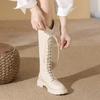 But knee boots women's autumn and winter new temperament high boots versatile knight boots women's thick-soled boots