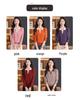 Autumn-Winter Women's Fashionable Turn-Down Collar Wool Sweater - Versatile & Stylish Knitted Design for Moms
