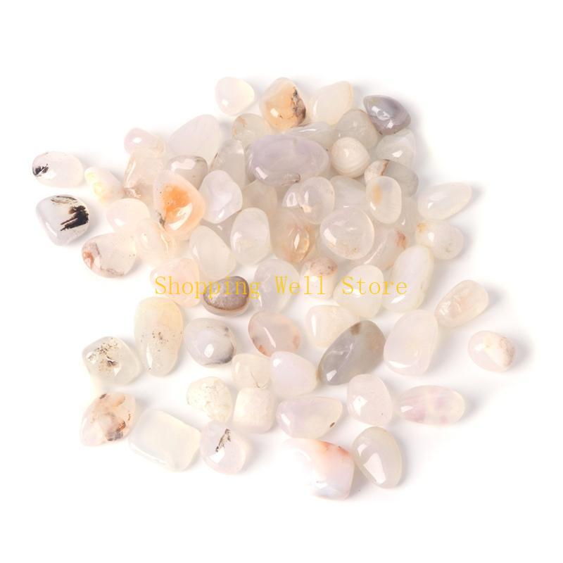 KX4B Aquarium Gravels Rock Natural Polished Decorative Stone Small Pebbles for Aquarium Fish Tanks Landscape Accessory