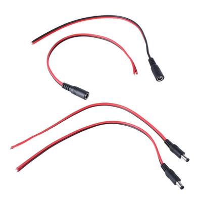18AWG DC5.5x2.1mm Kabel 5.5x2.1 Stecker/Buchse Kabeladapterleitung für LED-Licht Überwachungskamera