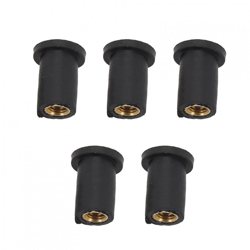 Construction Motorcycle Windshield Rubber Nuts Mounting Vibration Damper