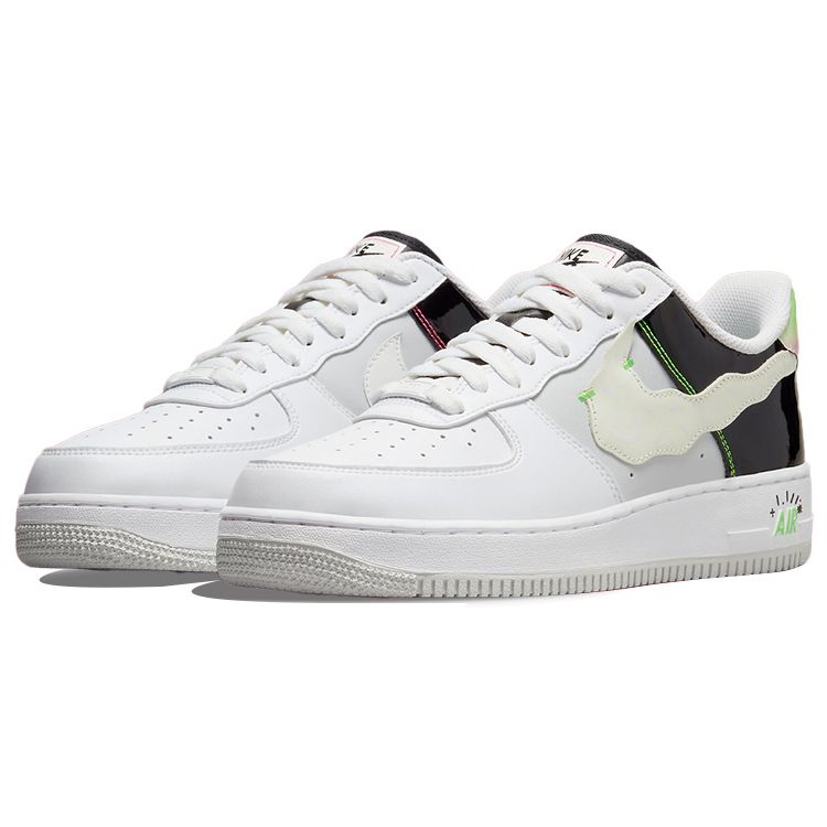 Nike Air Force 1 Low 07 LV8 Pop Art - White Men Sneakers Black Photon Racer-Pink DV1229-111