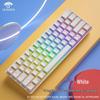 K28 Cracked RGB Dual-Mode Hot-Swappable Mechanical Gaming Keyboard