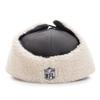 Era 59FIFTY Dog Ear Las Vegas Raiders Dark Pewter Cap Hat Unisex Flap Muff (JP Numeric Size 58.7 cm