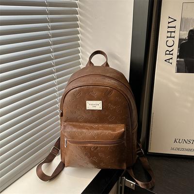 Niche Backpack Women's New Trendy Retro Casual Versatile Schoolbag Student Travel Backpack