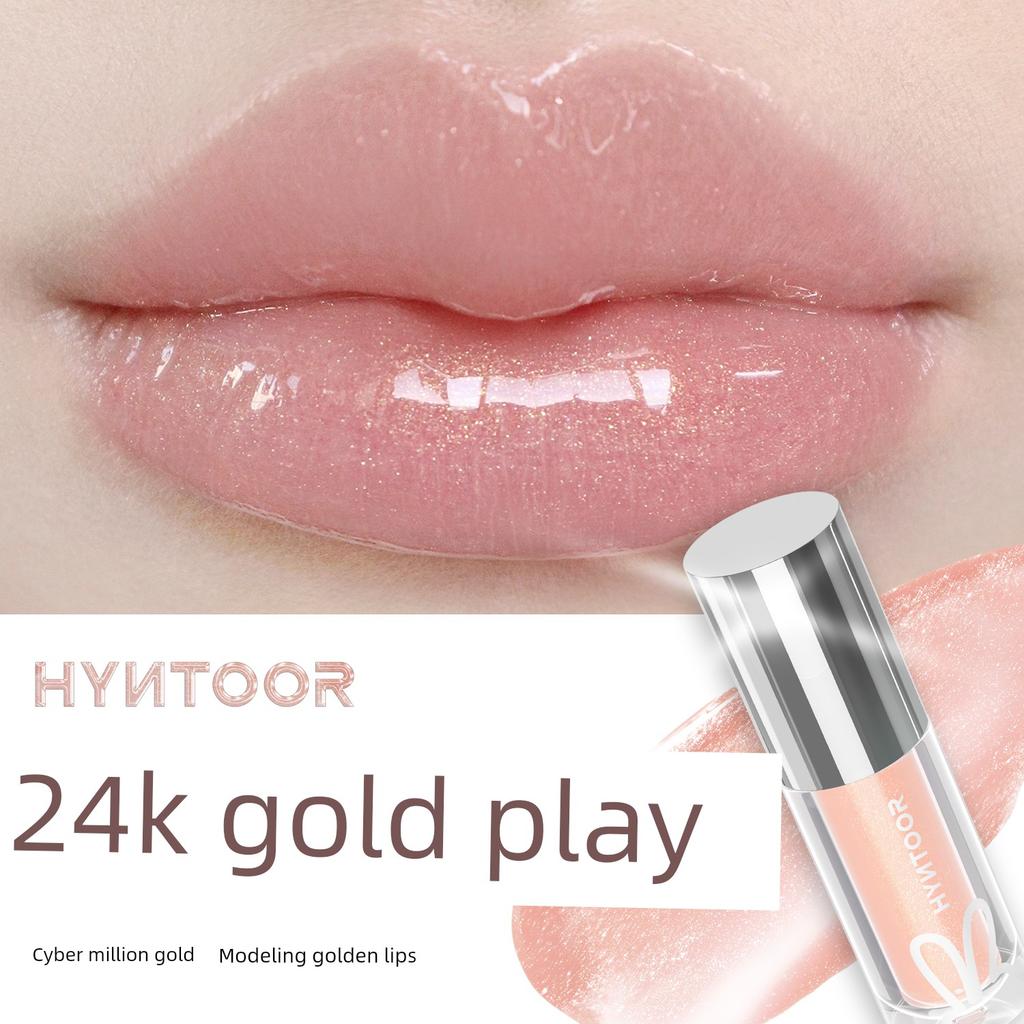 Ins Lavender Pink-Purple New Product~Black Rabbit Fantasy Planet Lip Gloss Ai07 Lip Oil Mirror Water Gloss Ai05