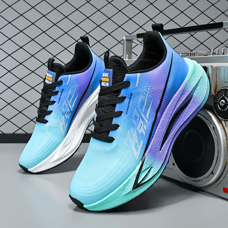 Couple Running Shoes, New Soft-soled Breathable Mesh Shoes, Springback Wear-resistant Cushioning Support, Professional Racing Running Shoes