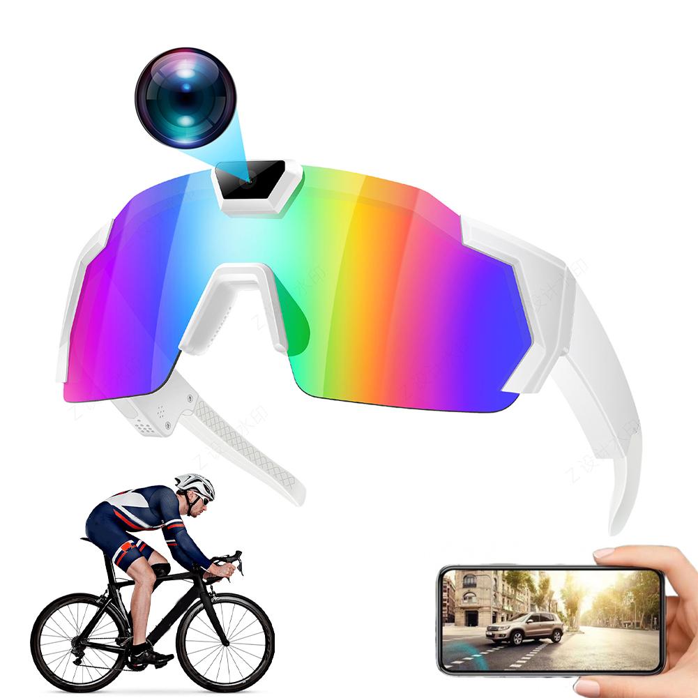 NOWE Okulary Wideo HD Kamera Akcji Okulary Przeciwsłoneczne Okulary Smart Okulary Sportowe Zewnętrzne Rower Motocykl Rejestrator Kierowcy Walk Cam