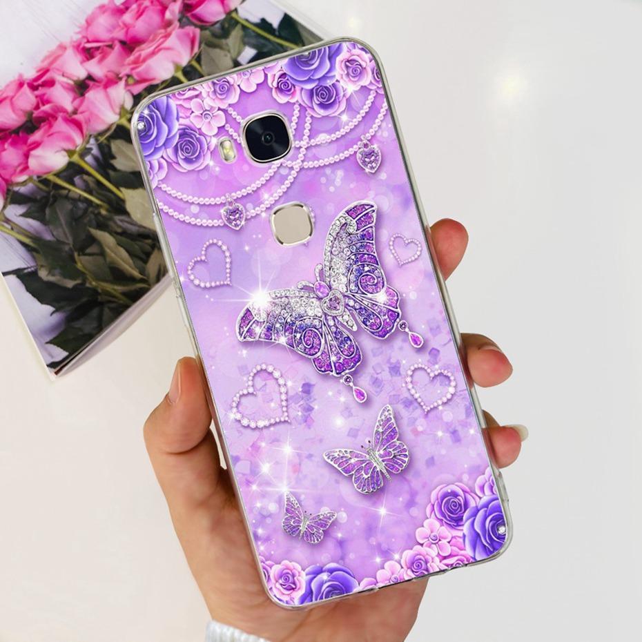 Lovely Printing Case For Huawei GR5 KII-L22 KII-L21 / GR5 2017 BLN-L21 BLN-L22 Soft Silicone TPU Back Cover Phone Cases