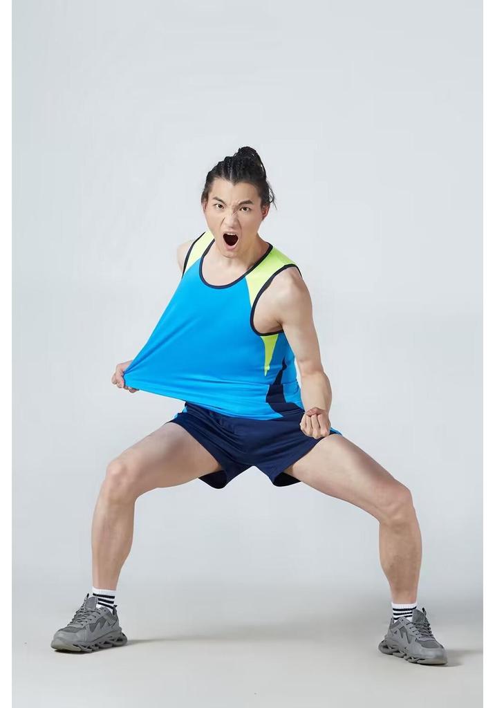 Summer Marathon Competition and Training Vest Set for Men and Women