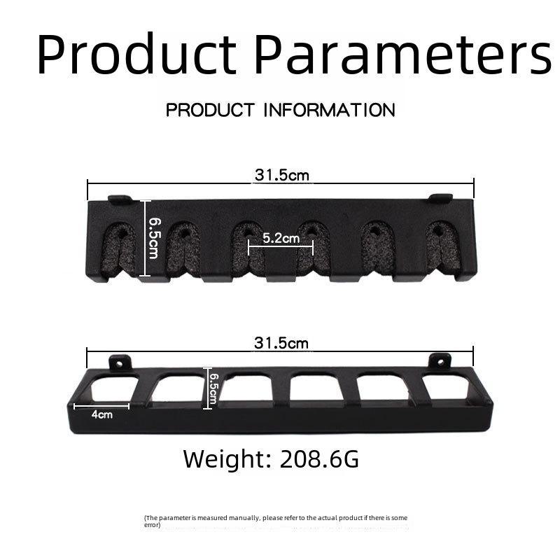 Vertikales Angelruten-Präsentationsregal zur Wandmontage für Meeres-, Fels- und Luya-Ruten