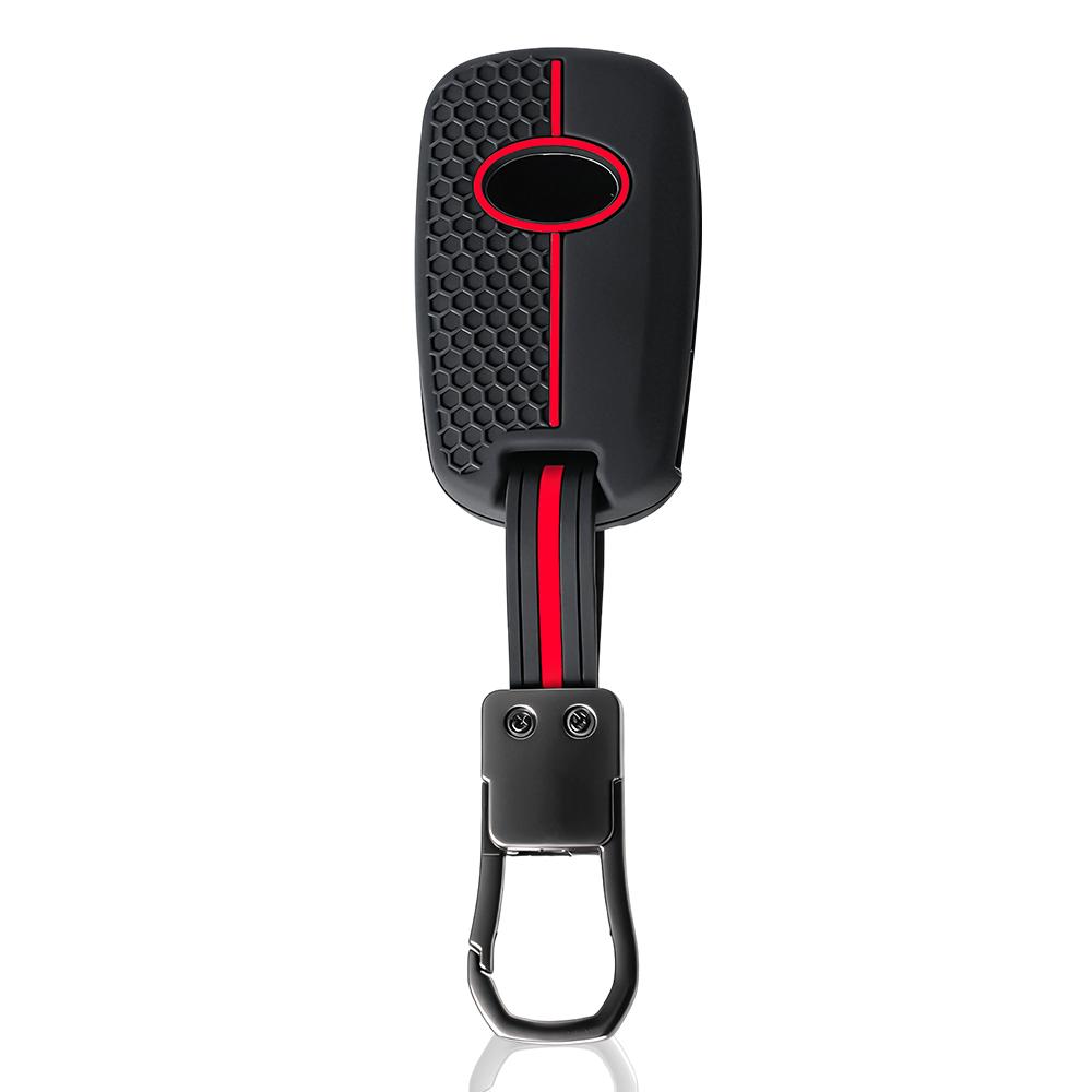 Silikon Schlüsselhülle Fob Für Kia Rio Soul Venga Picanto Rio Sorento Ceed Sportage Für Hyundai i20 i30 Veloster ix20 Fernbedienungsabdeckung