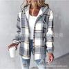 QICED Women's Vintage Casual Autumn Winter Long Sleeve Jackets & Coats