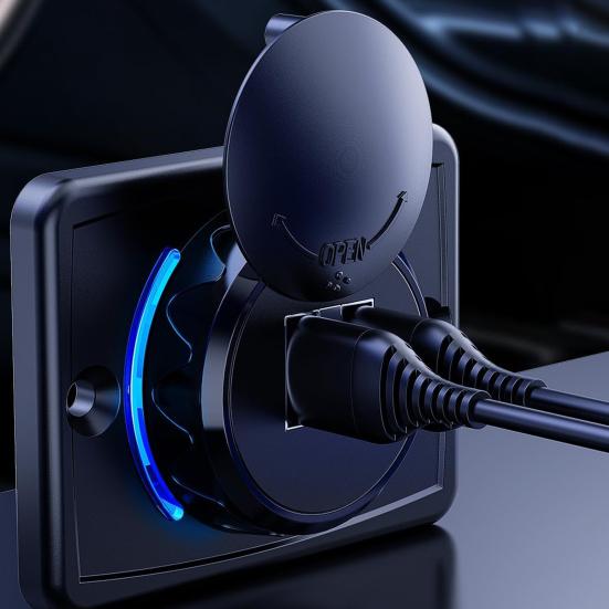 Dual Port PD Car Charger 30W USB Charger for Phones Tablets 12V-24V Wall Mount USB Charging Station for RV Boat SUV ATV