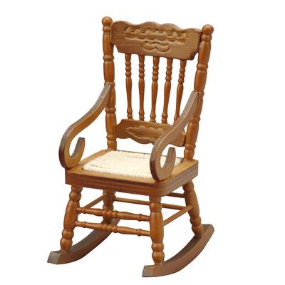 Rocking Chair Furniture Tiny Small Model Dolly House Mini Adorable Baby Accessories