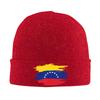 Vzla Pride Venezuelan Flannels of Venezuela Knitting Hat Beanie Hats Gym Warm Unisex Bonnet Hats Winter Custom Cool Caps Present