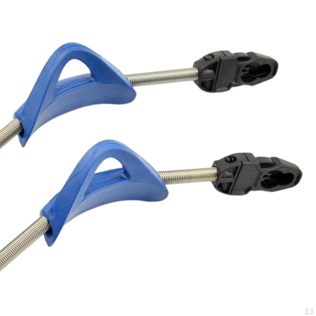 1 Pair Spring Diving Snorkel End Stainless Straps Release Shoes