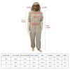 Professional Ventilated Full Body Beekeeping Bee Keeping Suit W/ Leather Gloves