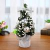 Tiny Table Top Christmas Tree with Ornaments for Festive Home Decor