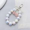 Lovely Bowknot Cherries Keychain Pendant Unique Keyring Hanging Ornament Phone Pendant Backpack Decoration Jewelry Gift