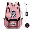 Anime Peripheral Teen Trend Backpack Multifunctional Usb Casual Student School Bag