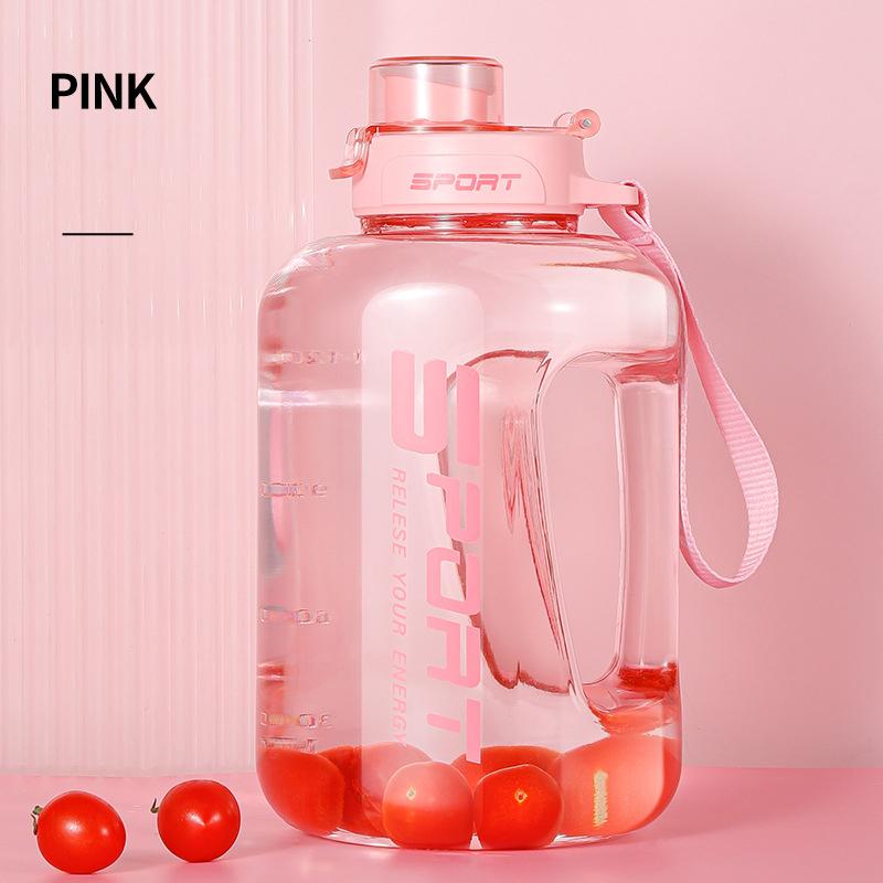 Large Capacity2500/1700ML Water Bottle With Straw Lid Sports Gym Water Kettle For Camping Travel BPA Free Drinking Bottles