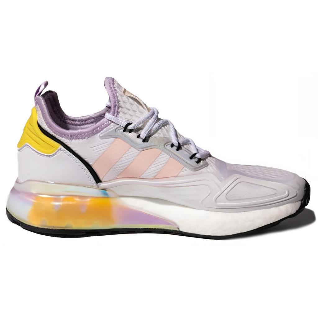Adidas Womens ZX 2K Boost 'White Pink Tint' (women's sizes) Footwear White / Pink Tint / Core Black Casual Shoes FY3028