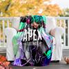 1pc Apex Theme Blanket - Digital Print, Polyester, Cozy for All Seasons, Perfect for Outdoor, and Travel